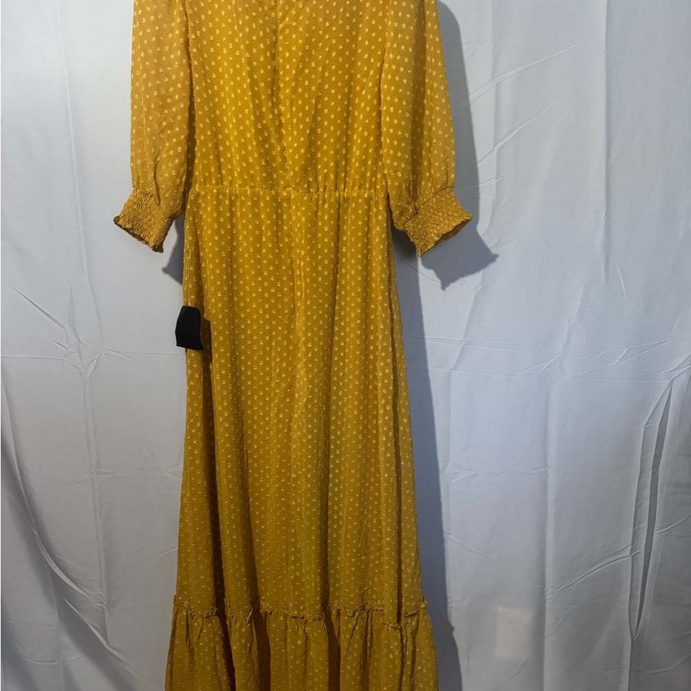 Lulus Ruffled Yellow Maxi Dress Size S - Picture 6 of 7